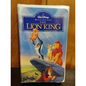 Lion King VHS Movie Walt Disney Home Entertainment Masterpiece